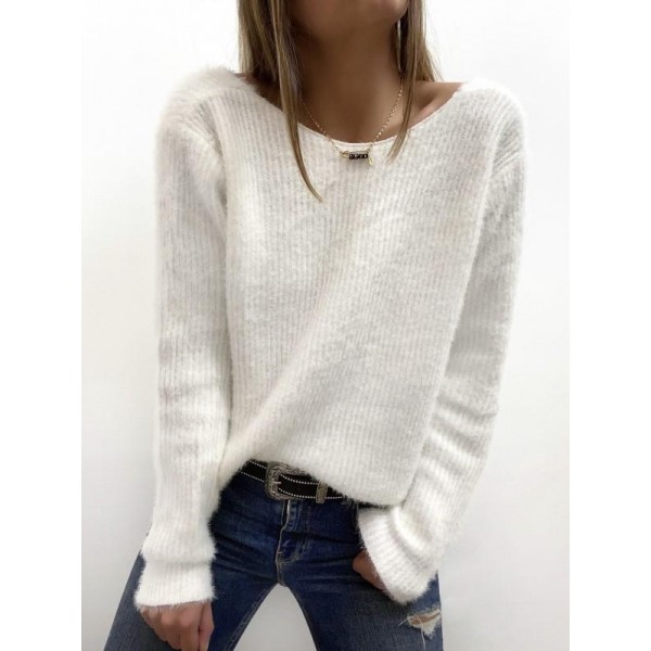 Back and Forth White Sweater