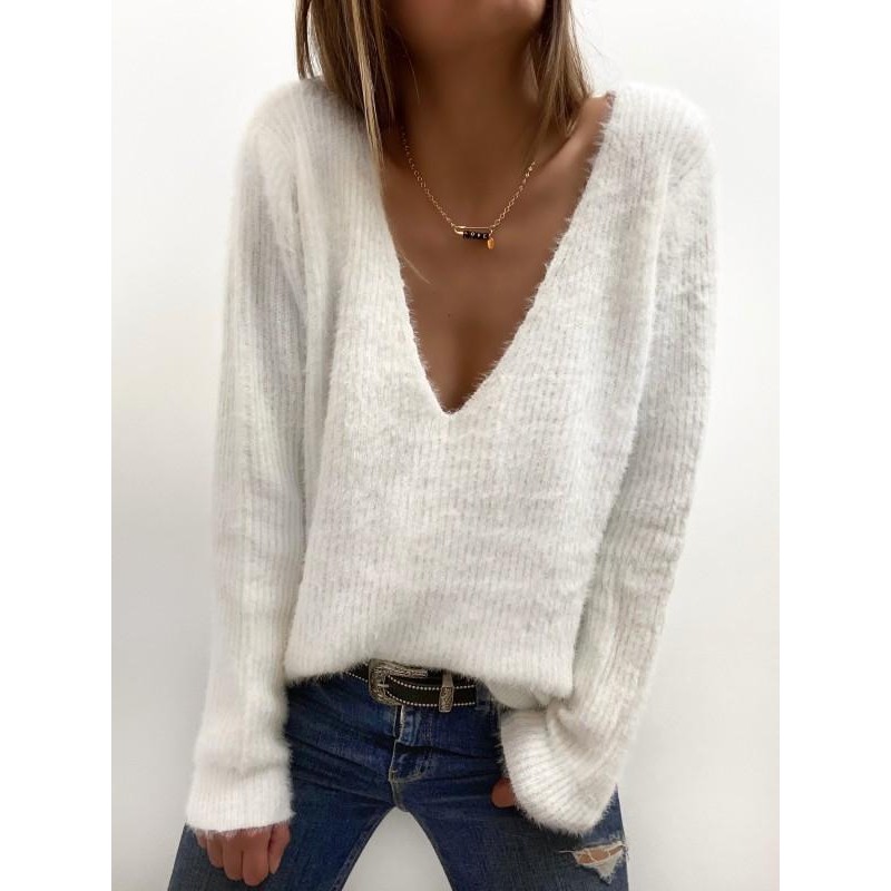 Back and Forth White Sweater