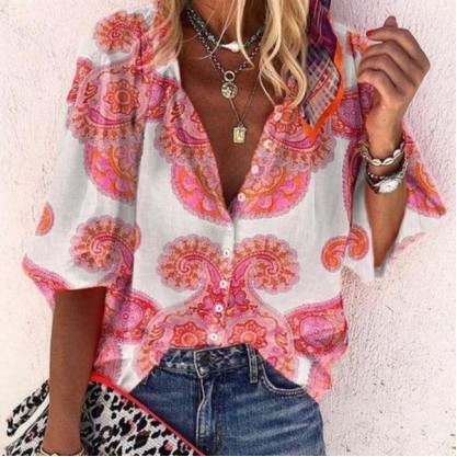 Daily Special Paisley Print Blouse