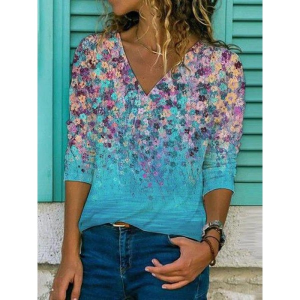 Flower Wall Printed Top