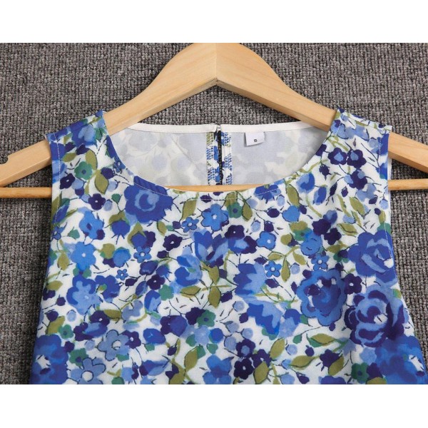 Put Your Records On Floral Print Dress