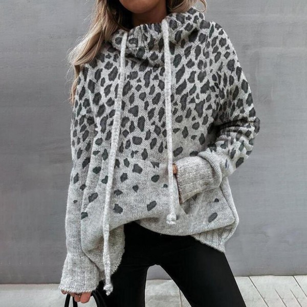 Going Wild Leopard Print Sweater