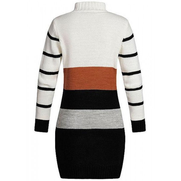 Lucky Charm Striped Sweater Dress