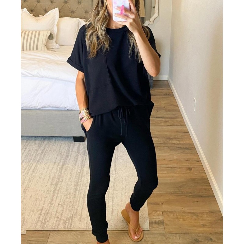 Morning Beauty Top and Joggers Set