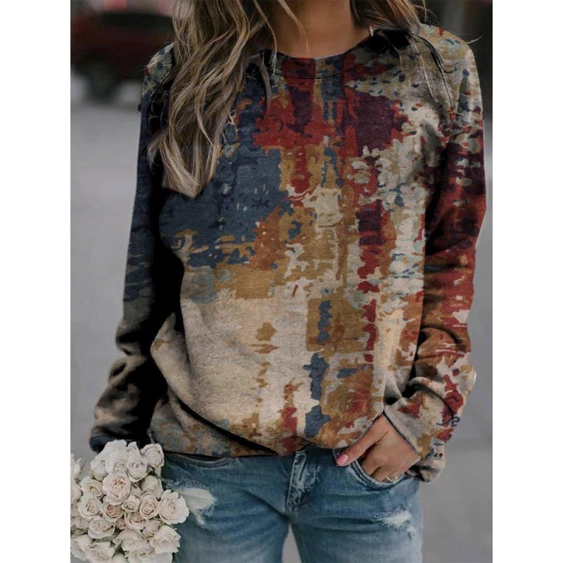 Off The Wall Printed Sweatshirt