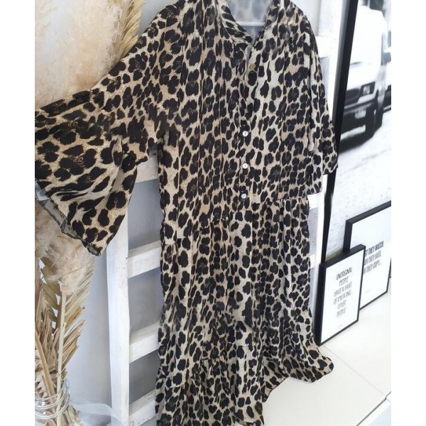 On the Hunt Leopard Print Dress