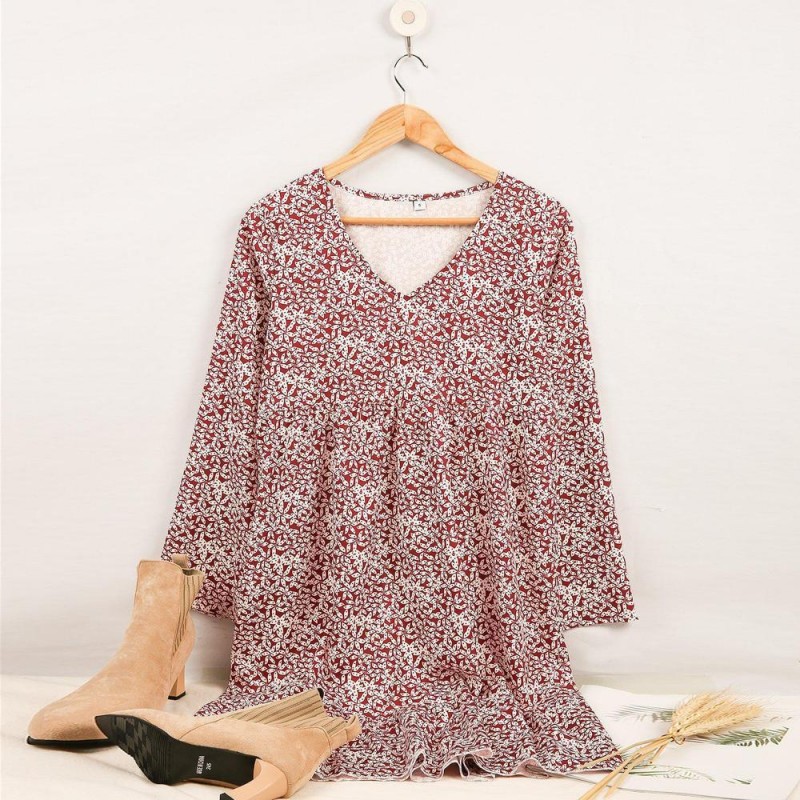 Precious Moments Printed Mini Dress