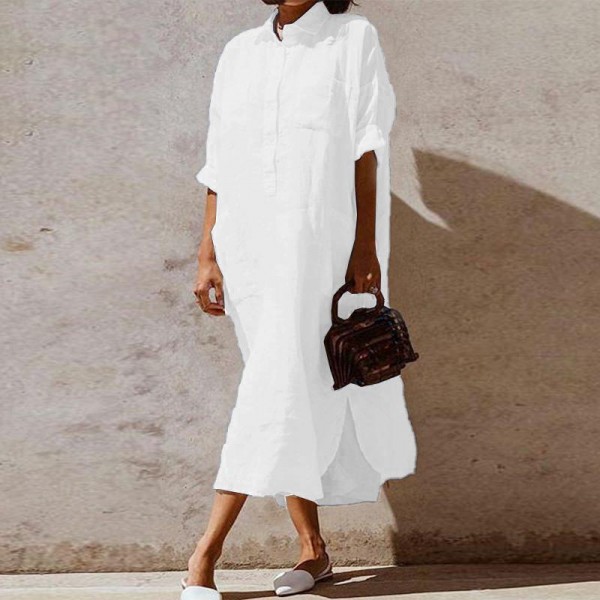 Set the Standard White Dress