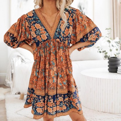 Sweet Child Flower Print Dress