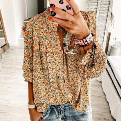 Sweetest Dreams Floral Print Blouse