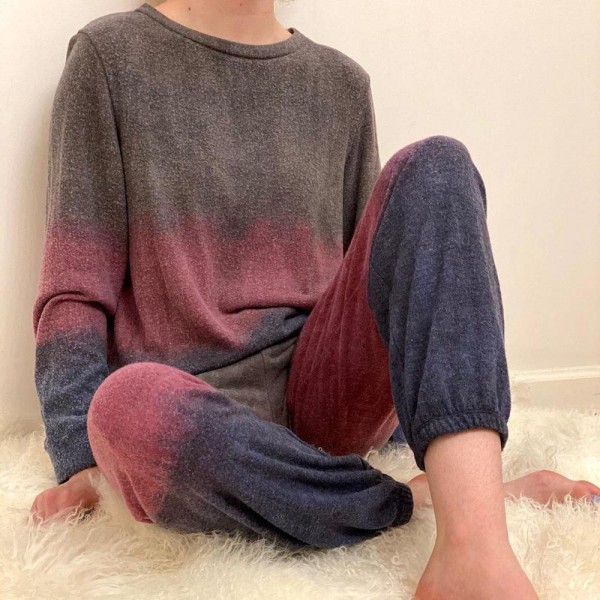 The Trifecta Dip Dye Loungewear Set