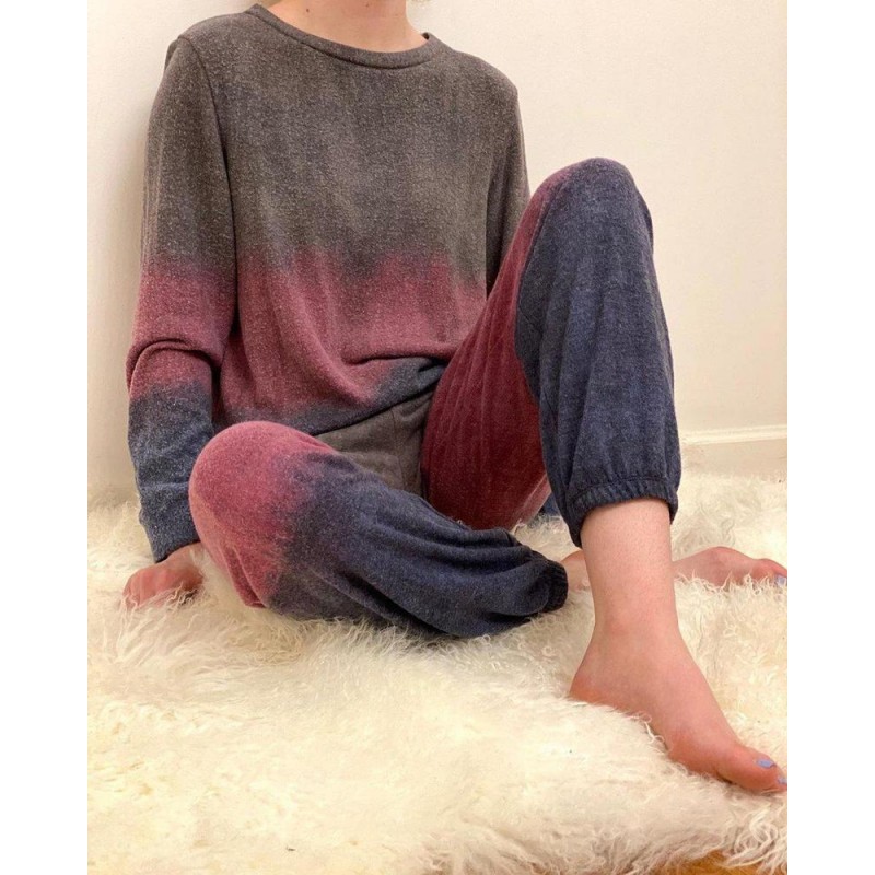 The Trifecta Dip Dye Loungewear Set