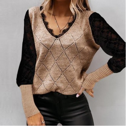 True Beauty Two Tone Sweater