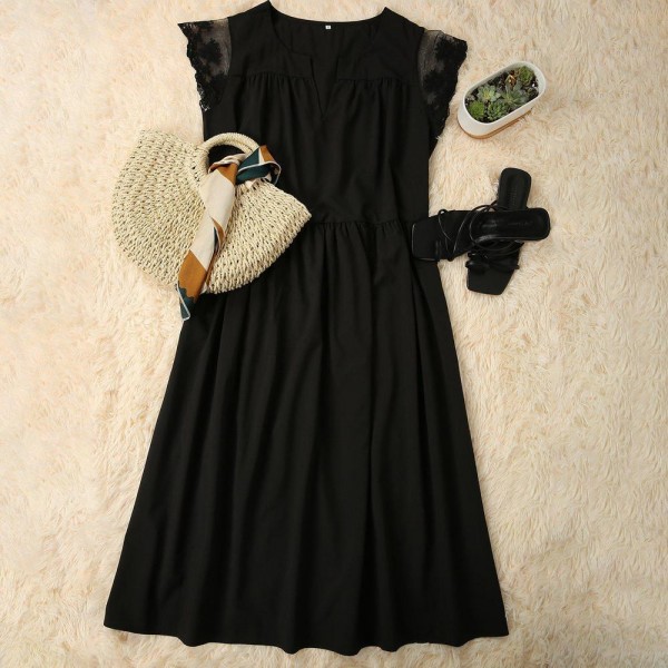 Let’s Go Out Black Dress