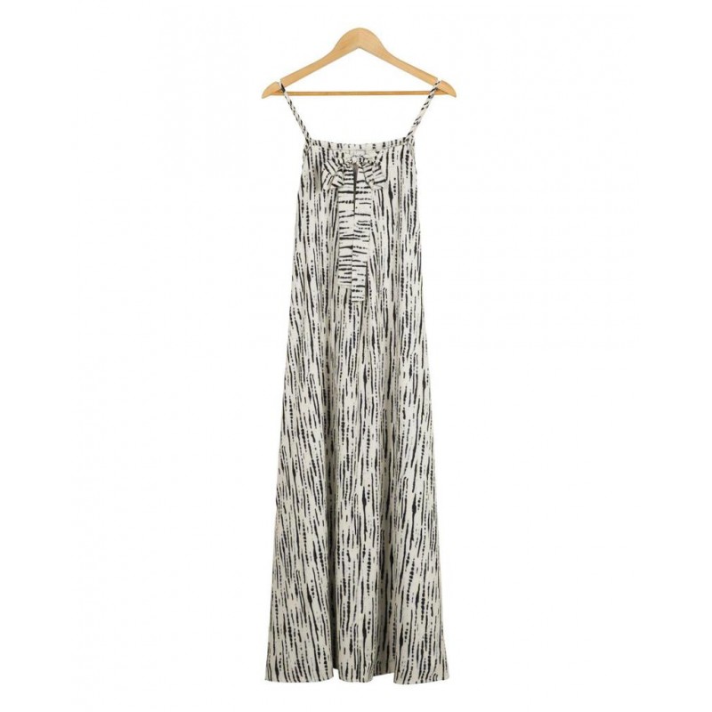 Sexy Sleeveless Print Maxi Dress