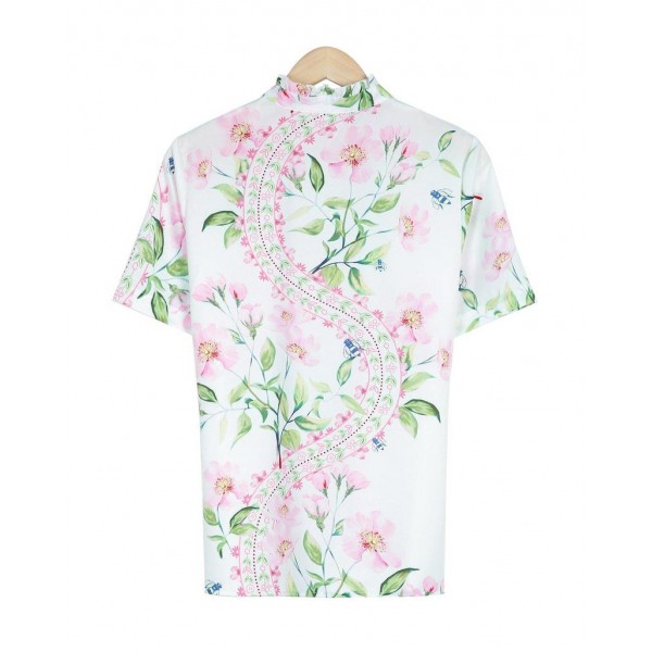 Tea Party Floral Print Blouse