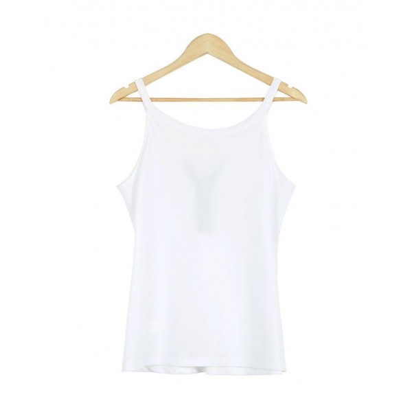 Sexy V-Neck Plain Sleeveless Top