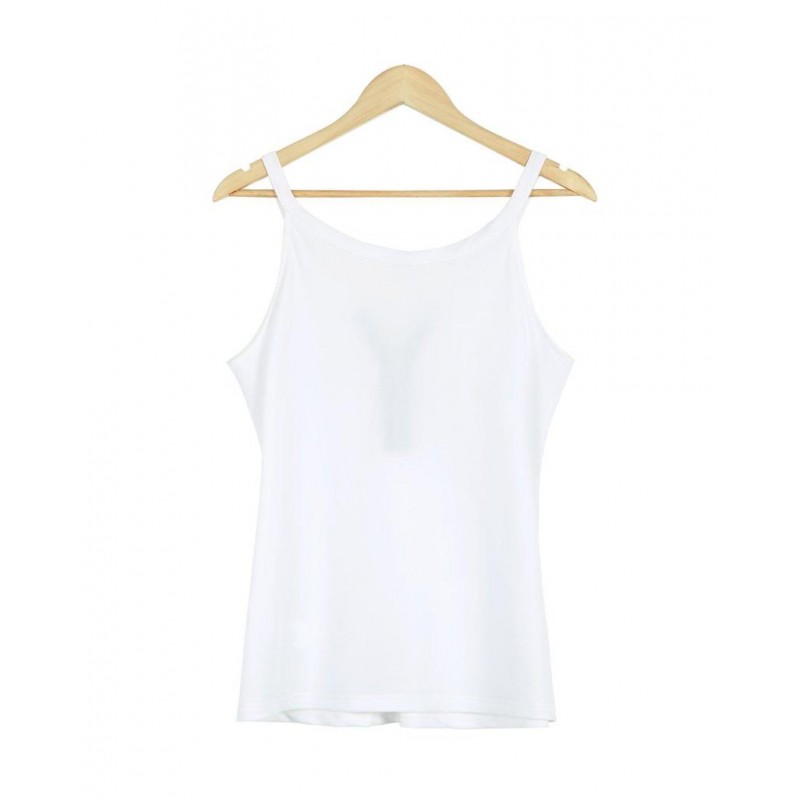 Sexy V-Neck Plain Sleeveless Top