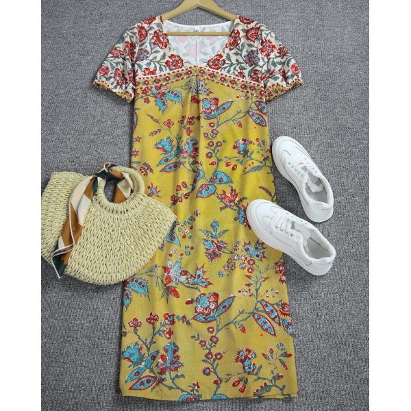 Be a Doll Floral Print Dress