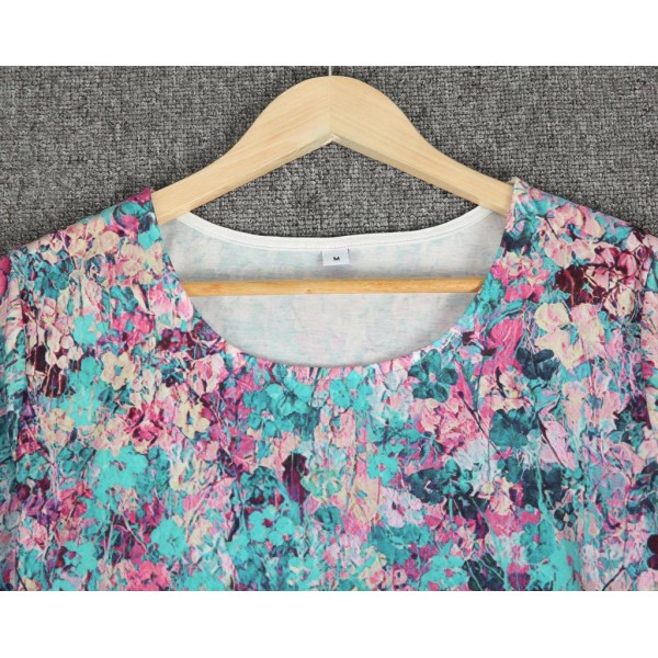 Fresh Print Short Sleeve Top