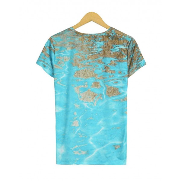 Fresh Print Short Sleeve Top