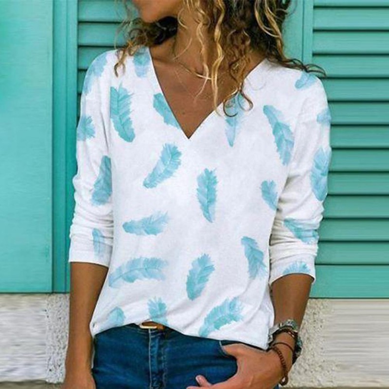 Comfy Print Long Sleeve Top