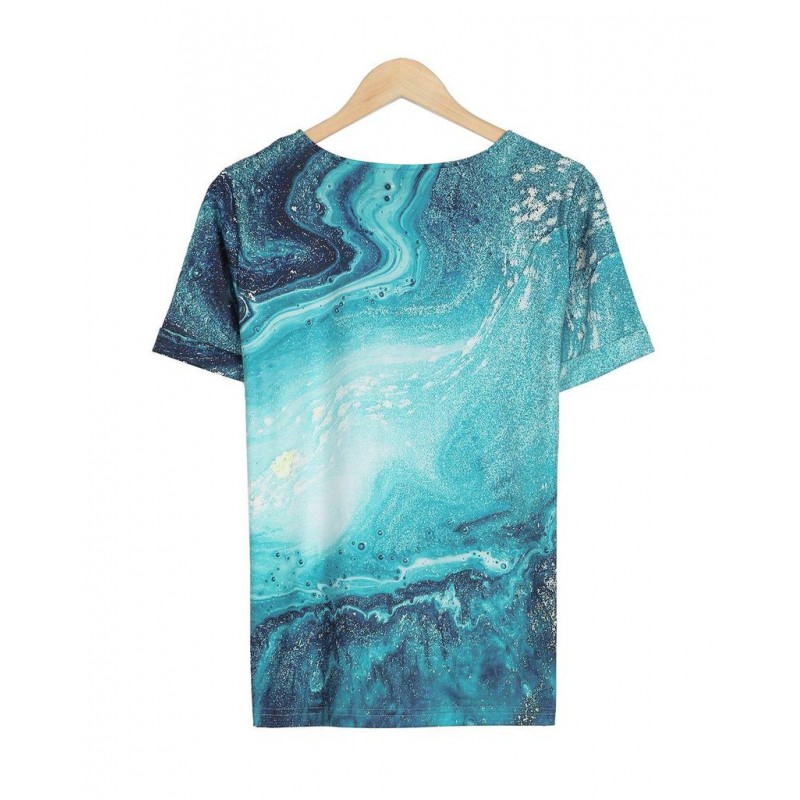 Fresh Print Short Sleeve Top