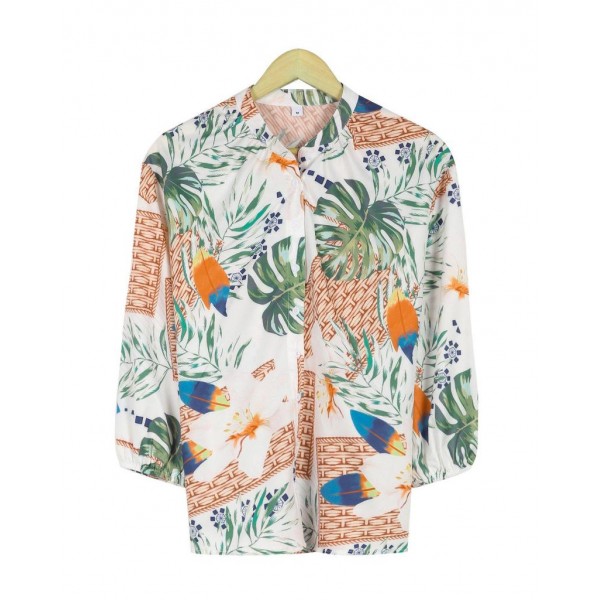 Attractive Printed 3/4 Sleeve Shirt