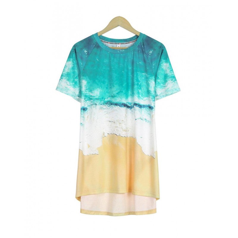 Youthful Print Short Sleeve Top