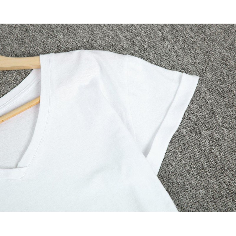 Basic Plain Short Sleeve Top