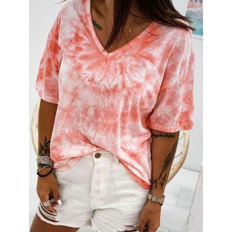 Sweet Print Short Sleeve Top