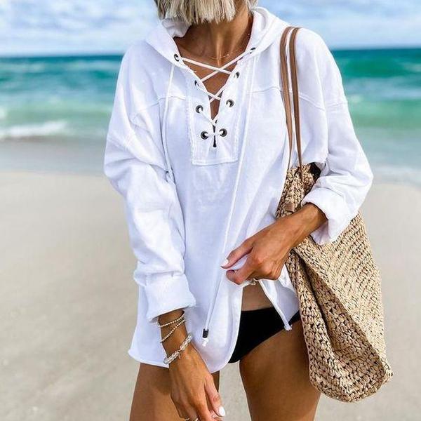 Classy Plain Long Sleeve Top