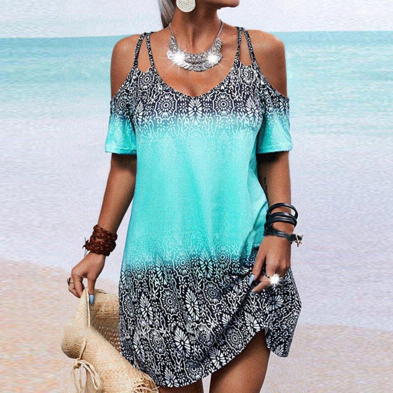 Island Time Cold Shoulder Dress