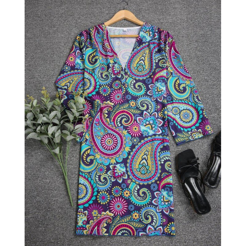 Groovy Girl Paisley Print Dress