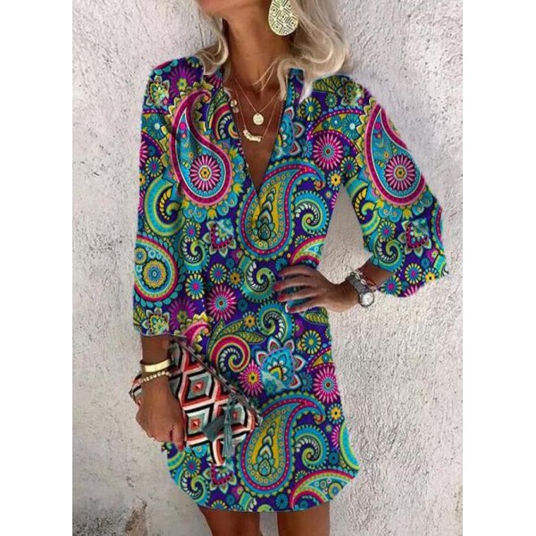 Groovy Girl Paisley Print Dress