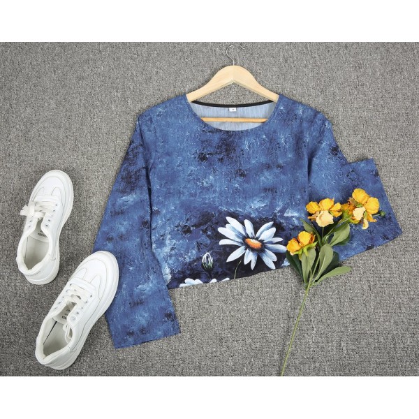 Beautiful Floral Long Sleeve Top